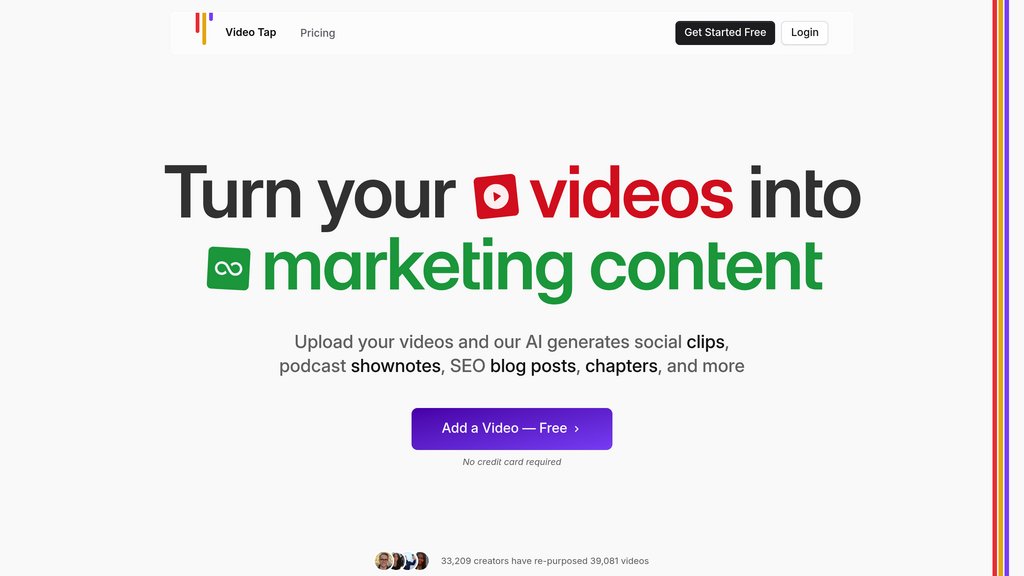 Video Tap screenshot