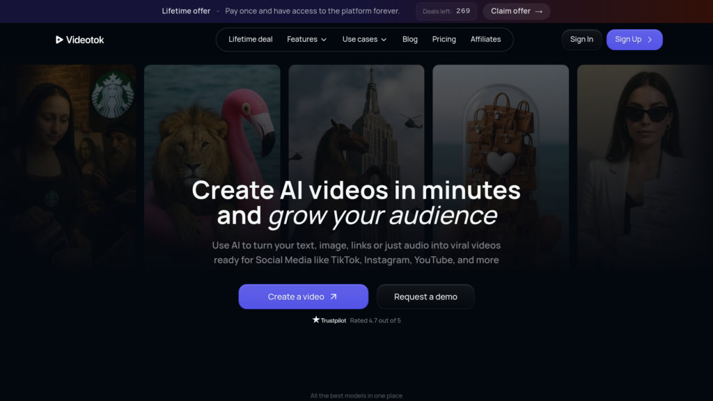 Videotok screenshot
