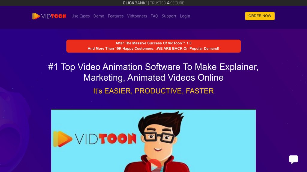 Vidtoon screenshot
