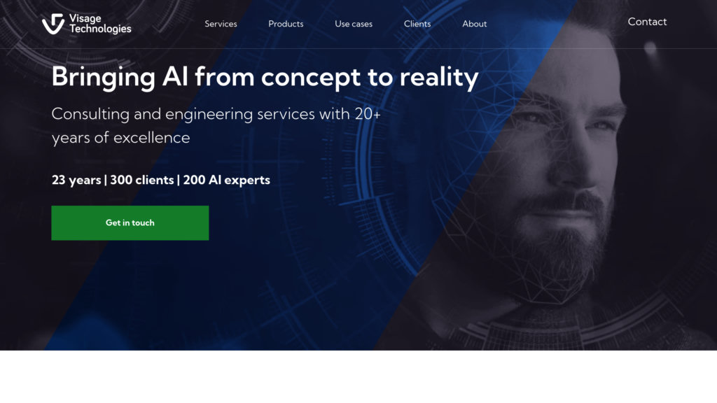 Visage Technologies screenshot
