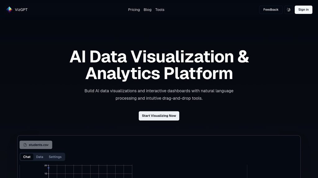 vizGPT screenshot