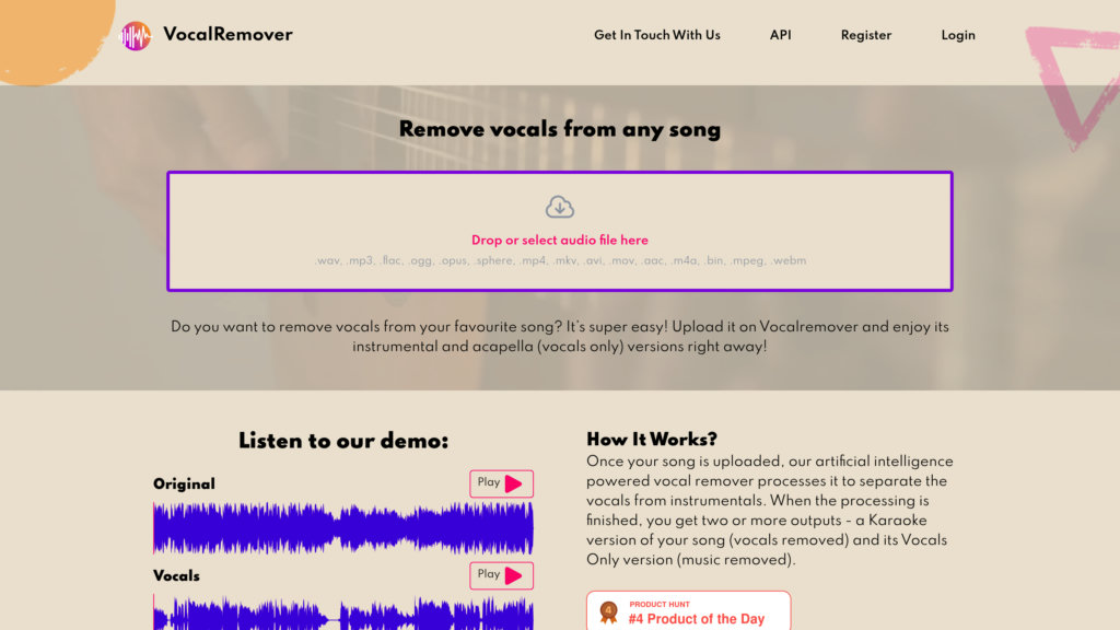 Vocal Remover screenshot