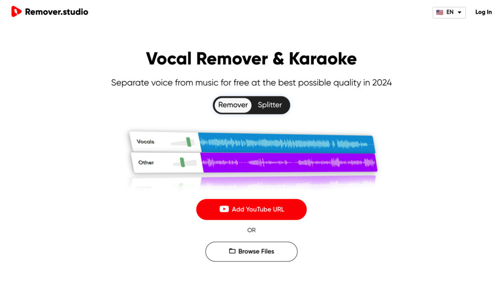 VocalRemover.co screenshot