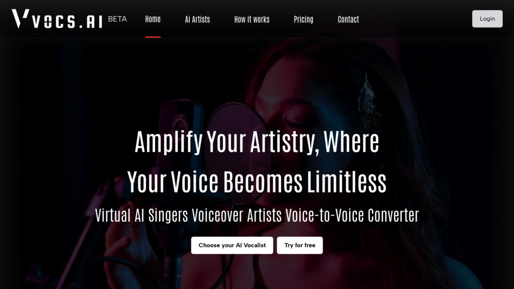 Vocs AI screenshot