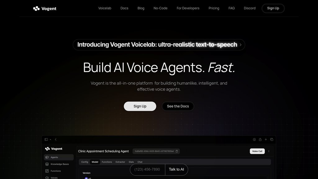 Vogent screenshot