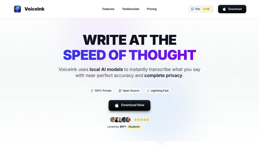 VoiceInk screenshot