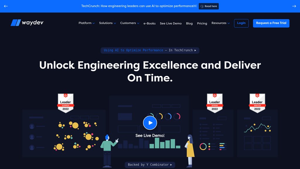 Waydev screenshot