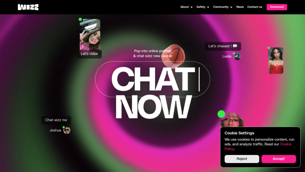 Wizz screenshot