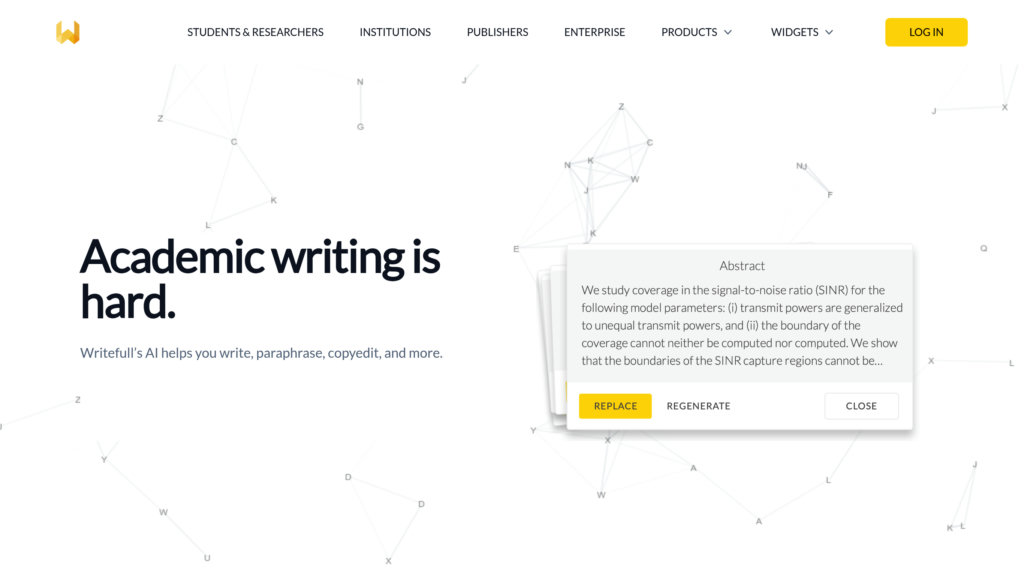 Writefull screenshot