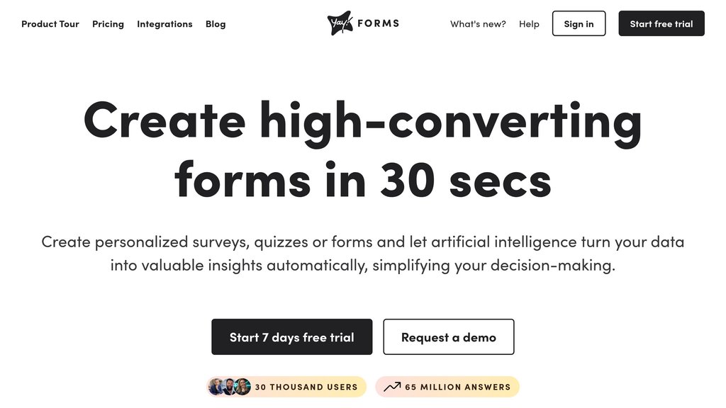 Yay! Forms screenshot