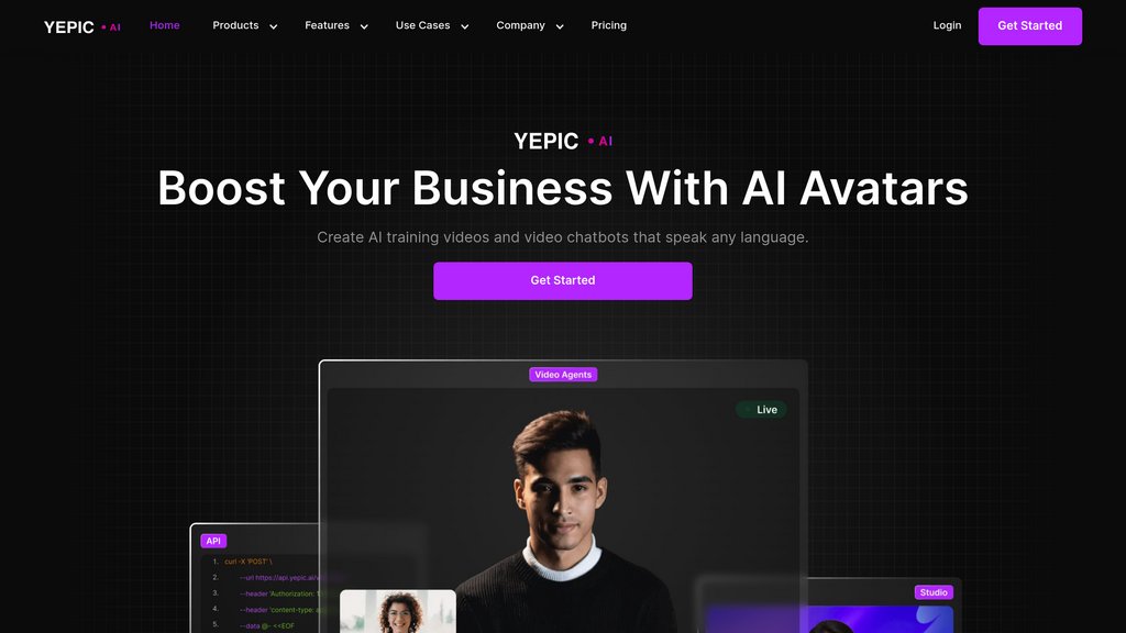 Yepic AI screenshot