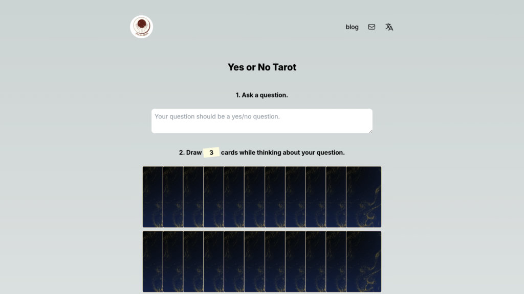 Yes or No Tarot screenshot
