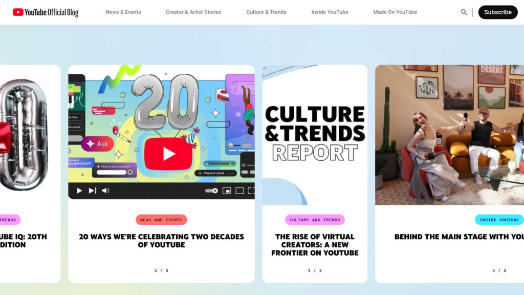 YouTube screenshot