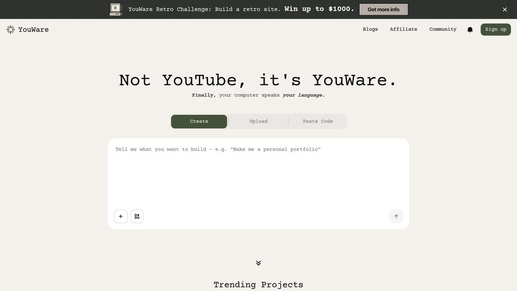 YouWare screenshot