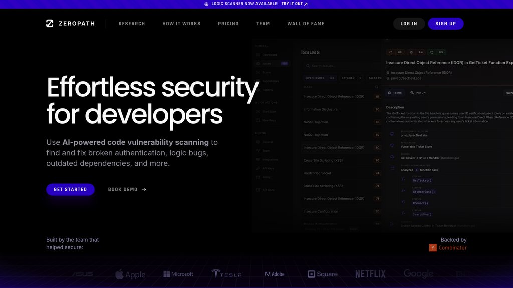 ZeroPath screenshot